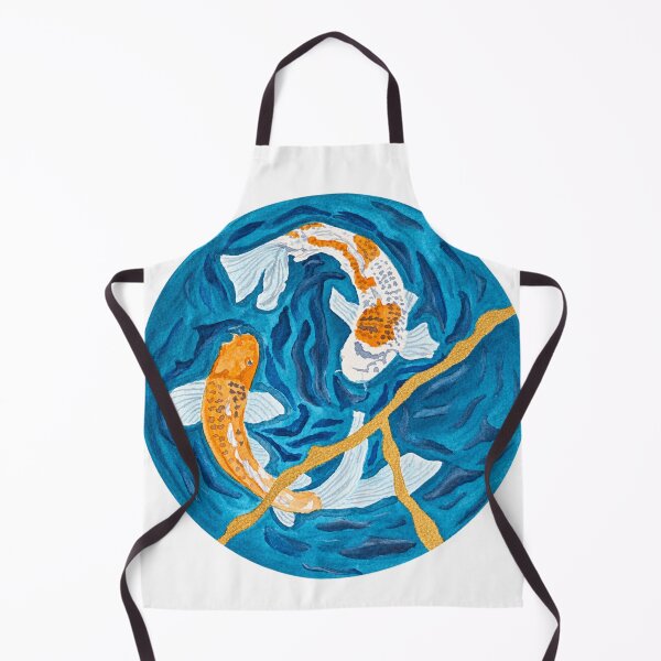 Item preview, Swimming Through Stillness – Koi Fish Art | Ripple and Reflection Series designed and sold by newsuept25.art.