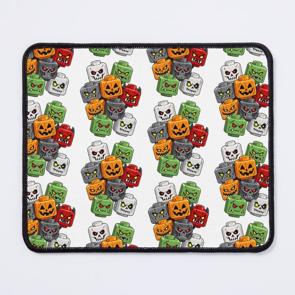 Item preview, Halloween Building Brick Head Pumpkin Ghost Zombie Friends designed and sold by KippyMcCall.