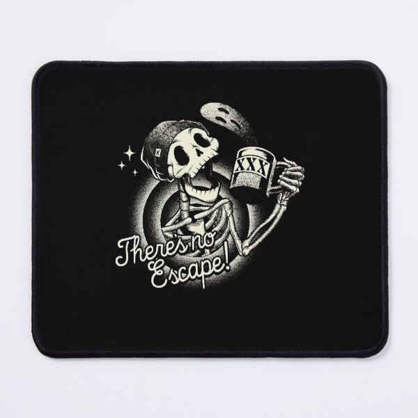 Item preview, Funny Skeleton No Escape Distress Badge designed and sold by alfdlyvidjak.