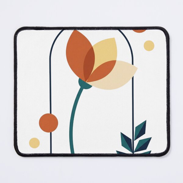 Item preview, Geometric Garden Gate – Abstract Minimalist Botanical Art designed and sold by meghnad.