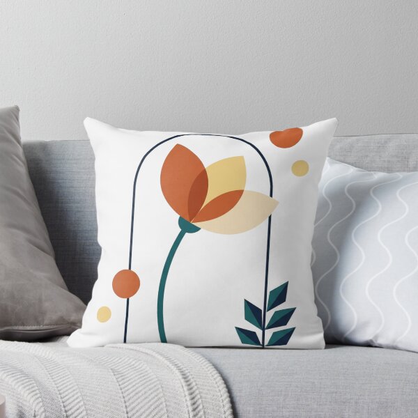 Item preview, Geometric Garden Gate – Abstract Minimalist Botanical Art designed and sold by meghnad.