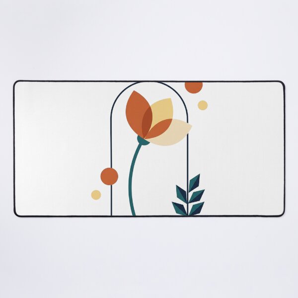 Item preview, Geometric Garden Gate – Abstract Minimalist Botanical Art designed and sold by meghnad.