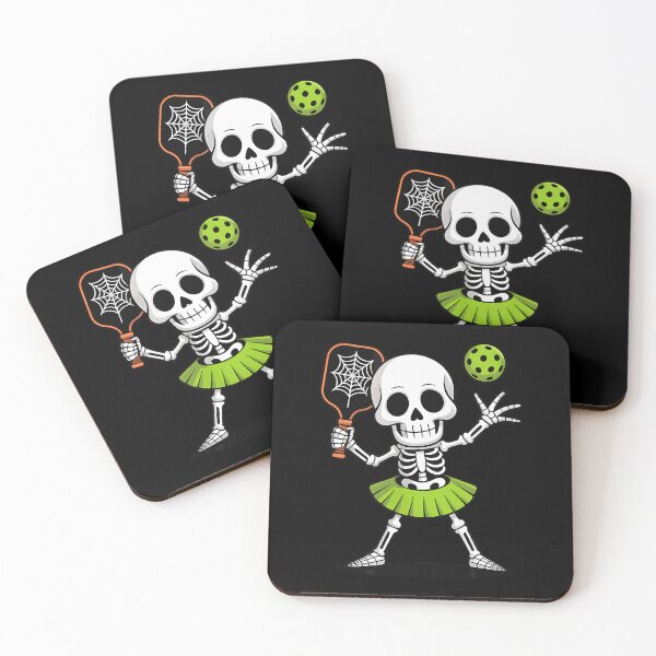 Item preview, Spooky Dink Spooky Pickleball Halloween Skeleton Sport designed and sold by ZariahNey.