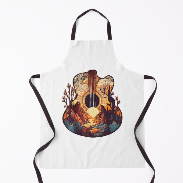 Item preview, Guitar Landscape Music Lover- Acoustic Guitar Player Graphic designed and sold by LukasRiley.
