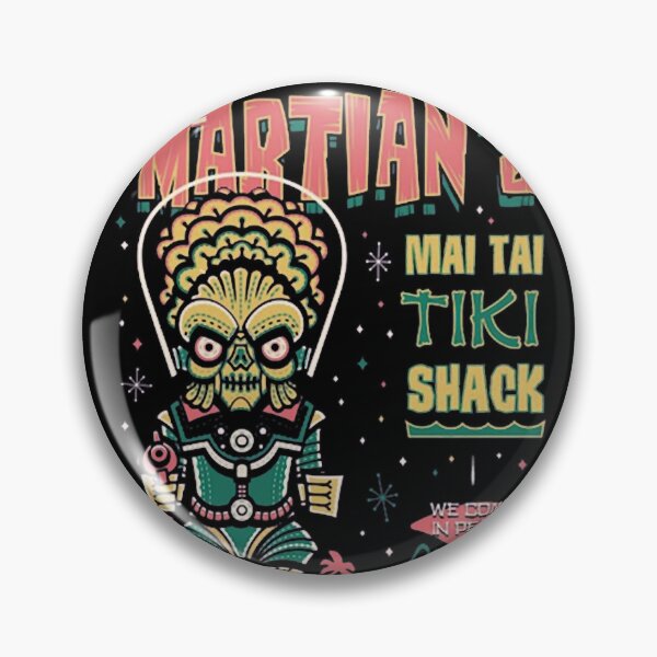 Item preview, Martian Tiki Shack Alien Space Luau designed and sold by JoleenHance.