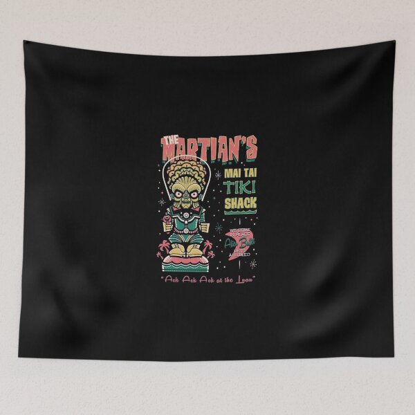Item preview, Martian Tiki Shack Alien Space Luau designed and sold by JoleenHance.