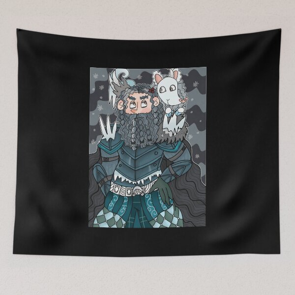 Item preview, Whimsical Winter Warrior and Unicorn designed and sold by Fibi-studio.