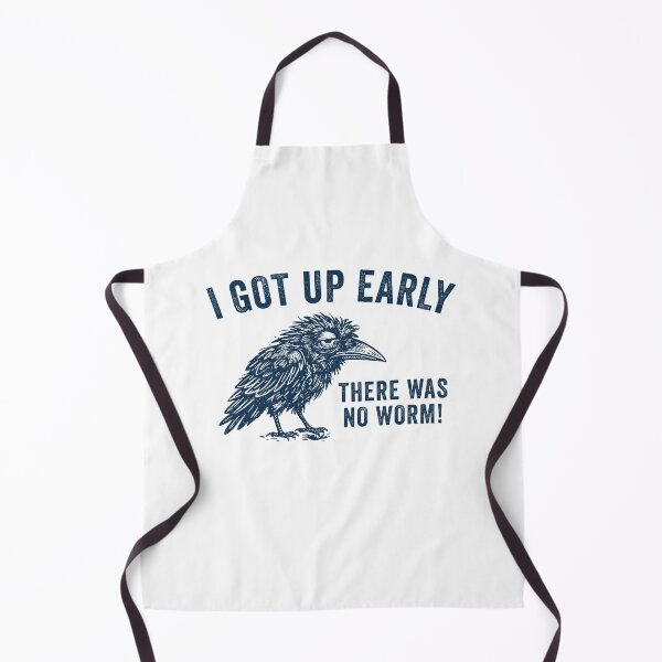 Item preview, I Got Up Early There Was No Worm Funny Crow designed and sold by suhairee-studio.
