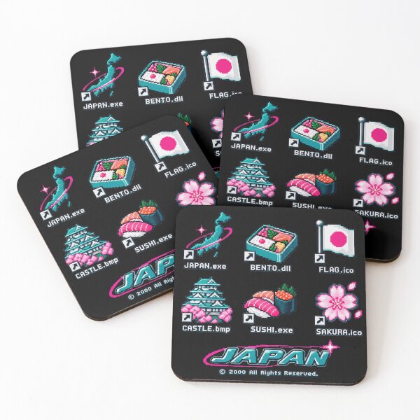Item preview, Y2K JAPAN.exe | Windows 98 Japan Icons Retro Pixel Art | 90s & 2000s Nostalgia designed and sold by maaameee.