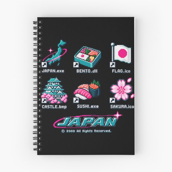 Item preview, Y2K JAPAN.exe | Windows 98 Japan Icons Retro Pixel Art | 90s & 2000s Nostalgia designed and sold by maaameee.