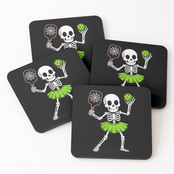 Item preview, Spooky Dink Spooky Pickleball Halloween Skeleton Sport designed and sold by ZariahNey.