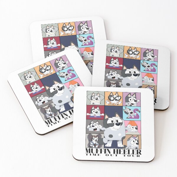 Item preview, Muffin Heeler Time Out Tour Bluey Cartoon Dogs designed and sold by visionnen.