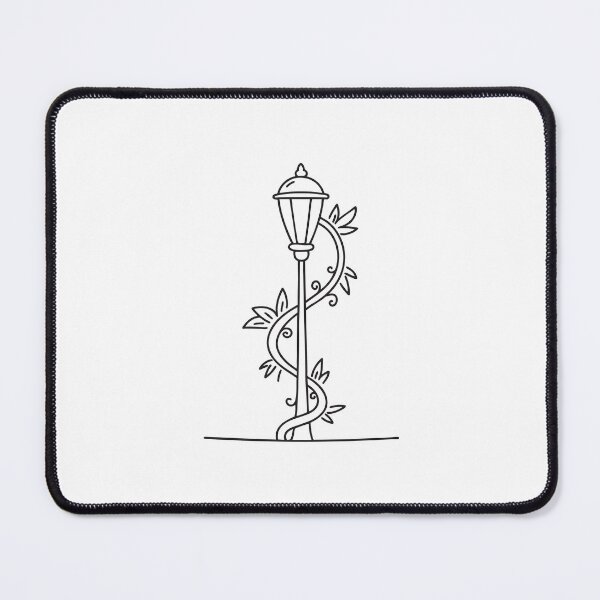 Item preview, An illustration of vine curling around a lamp post designed and sold by rasagamastore.