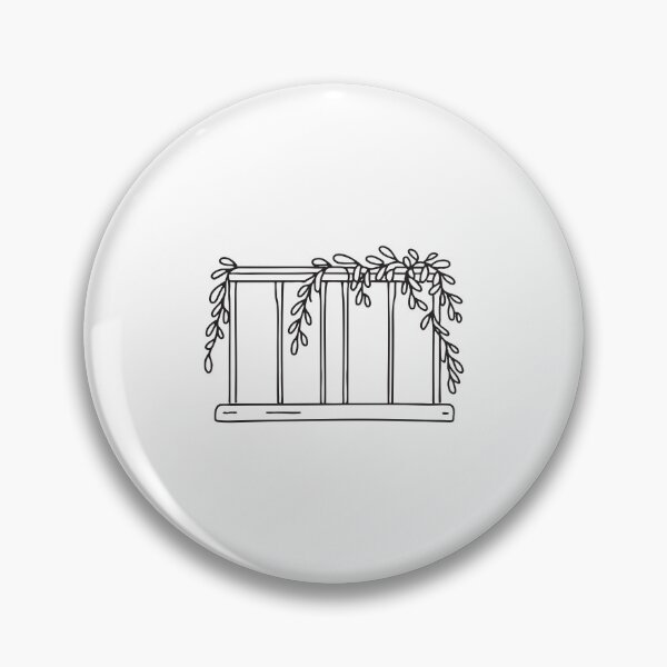 Item preview, An illustration of vine draping from a balcony railing designed and sold by rasagamastore.