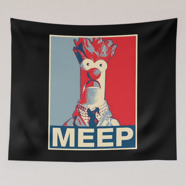 Item preview, Beaker MEEPP Muppets Hope designed and sold by PillowPaws.