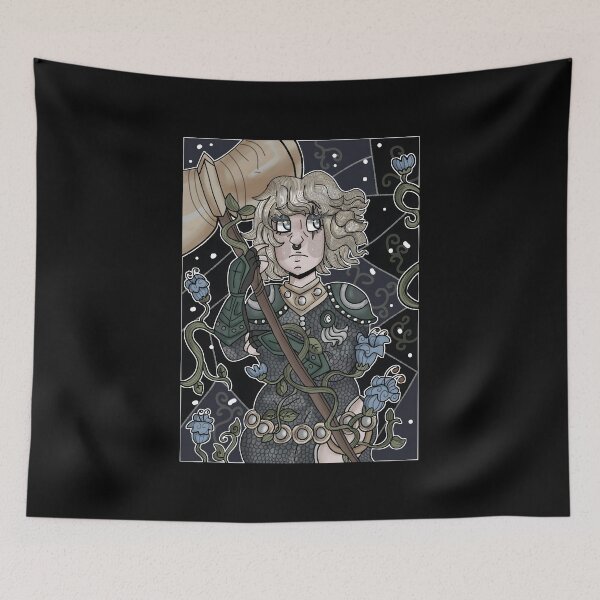 Item preview, Mythical Warrior with Blossoms designed and sold by Fibi-studio.