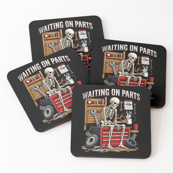 Item preview, Skeleton Waiting On Parts Auto Repair designed and sold by netimdomains.