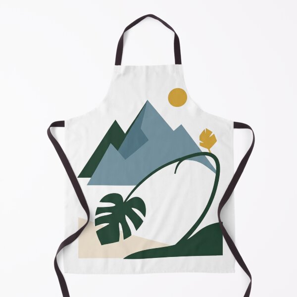 Item preview, Abstract Mountain Bloom – Minimalist Botanical Landscape Art designed and sold by meghnad.