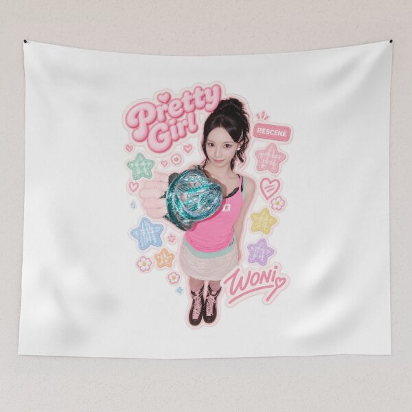 Item preview, Lovely RESCENE Woni Pretty Girl Heart Visual designed and sold by Valereekmerch.