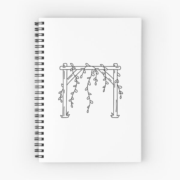 Item preview, An illustration of vine hanging from a garden trellis designed and sold by rasagamastore.