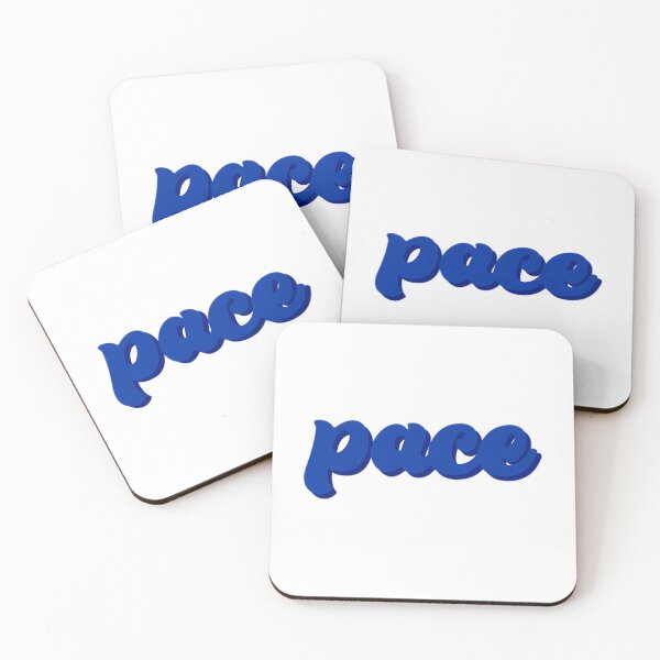 Item preview, Blue Pace Sticker Groovy Font designed and sold by PepperDesignt.