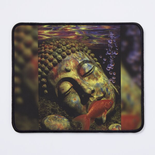 Item preview, The Buddha's Underwater Garden designed and sold by MongLongStudio.