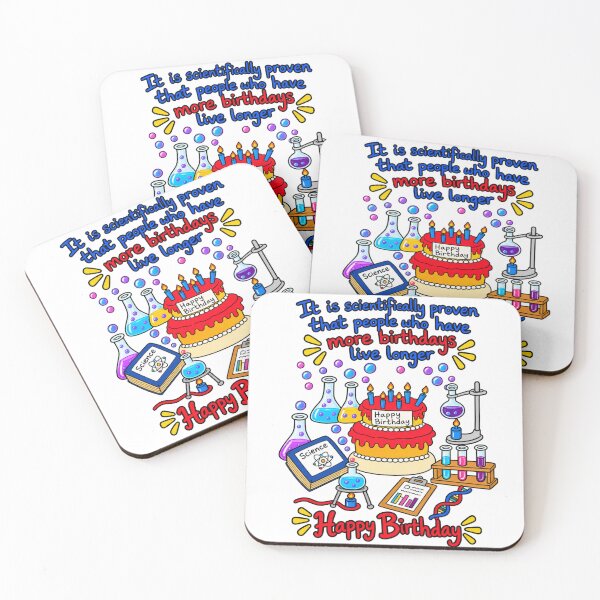 Item preview, Scientifically Proven Birthday – Funny Science Lover Design designed and sold by newsuept25.art.