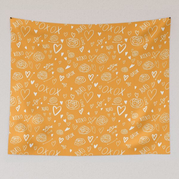 Item preview, Love Pattern - Orange designed and sold by VODkmw.