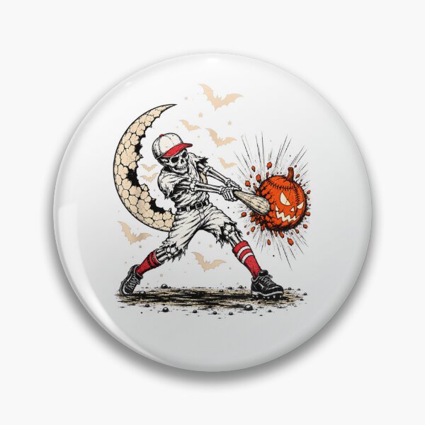 Item preview, Baseball Skeleton Halloween Men Boys Baseball Halloween  designed and sold by Suzu Comena.