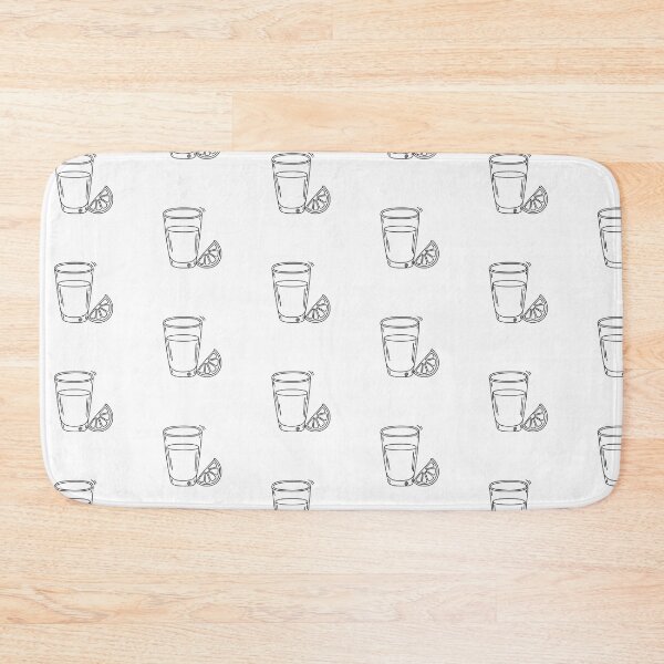 Item preview, An illustration of vinegar glass beside a slice of lemon designed and sold by rasagamastore.