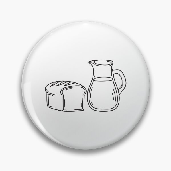 Artikelvorschau, Eine Abbildung eines Essigglases neben einem Brotlaib entworfen und verkauft von rasagamastore.