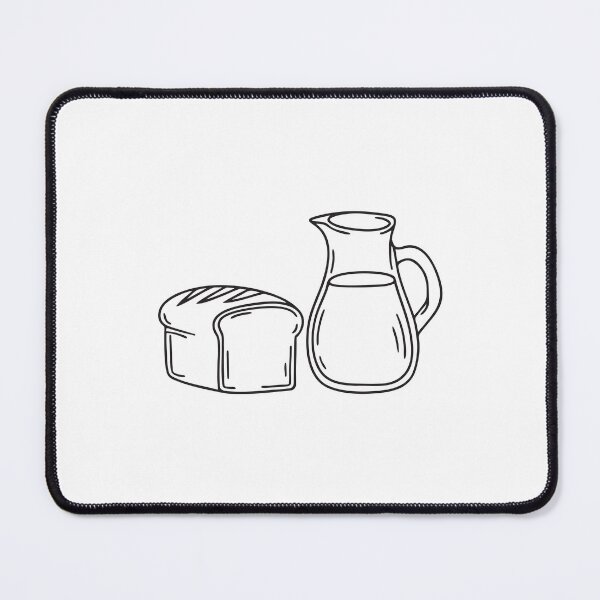 Item preview, An illustration of vinegar jar beside a loaf of bread designed and sold by rasagamastore.