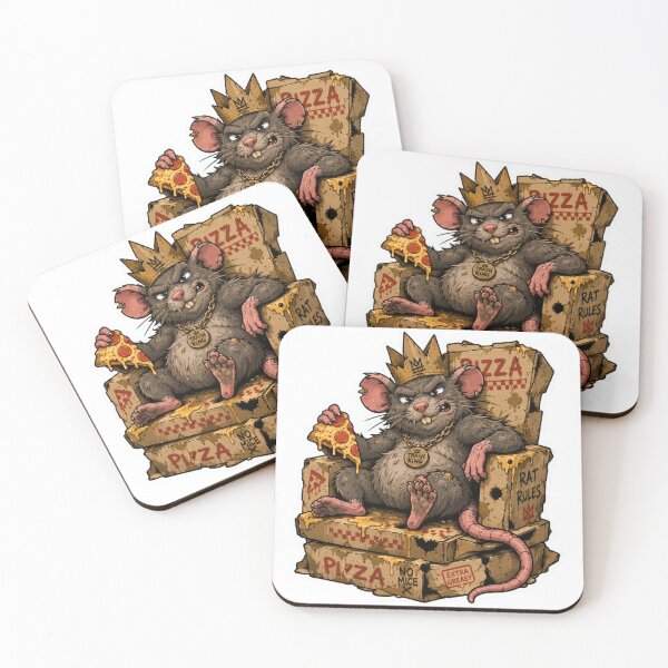 Item preview, Trash King Pizza Rat designed and sold by TrendScanner.