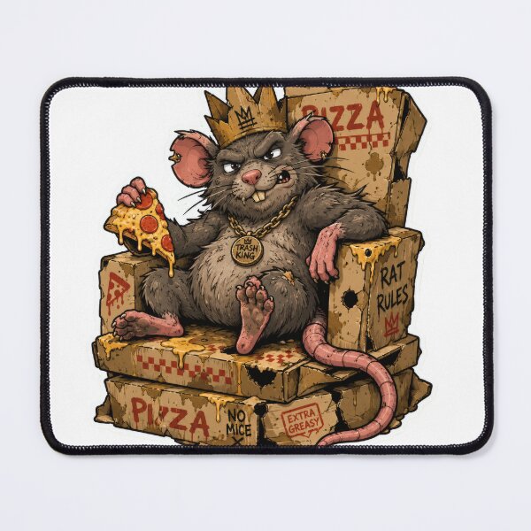 Item preview, Trash King Pizza Rat designed and sold by TrendScanner.