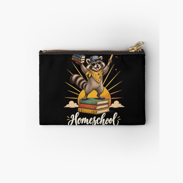 Item preview, Homeschool Raccoon Funny Cool Raccoon with Books & Heart Sunglasses  designed and sold by Zizo-DR44.