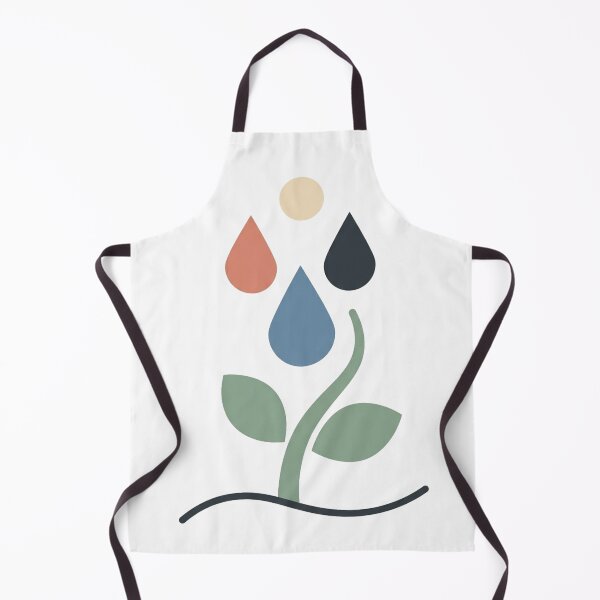 Item preview, Botanical Rain Drops – Minimal Abstract Nature Illustration designed and sold by meghnad.