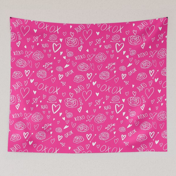 Item preview, Love Pattern - Hot Pink designed and sold by VODkmw.