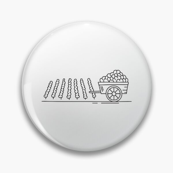 Item preview, An illustration of vineyard beside a cart designed and sold by rasagamastore.
