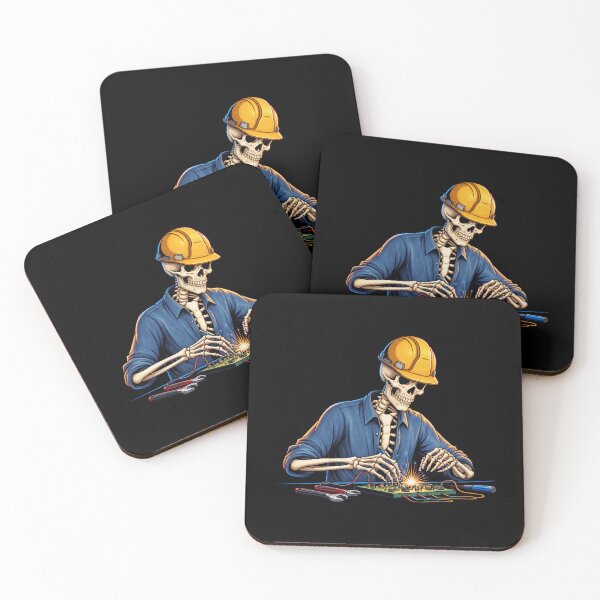 Item preview, Skeleton Welder Hard Hat designed and sold by netimdomains.