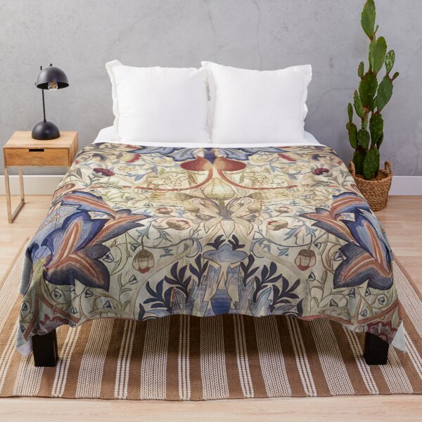 Item preview, Acanthus embroidered panel 1890 designed and sold by VeilOfPigments.