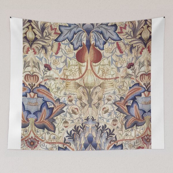 Item preview, Acanthus embroidered panel 1890 designed and sold by VeilOfPigments.