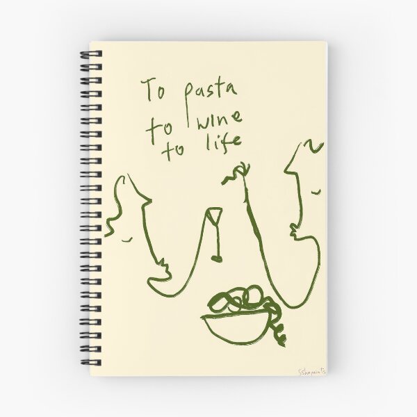 Item preview, To Pasta, To Wine, To Life designed and sold by jaqmusicoo.