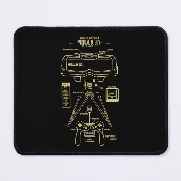 Item preview, Virtual Boy 3D Display Game System Technical Blueprint Art designed and sold by silla10.