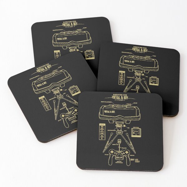 Item preview, Virtual Boy 3D Display Game System Technical Blueprint Art designed and sold by silla10.