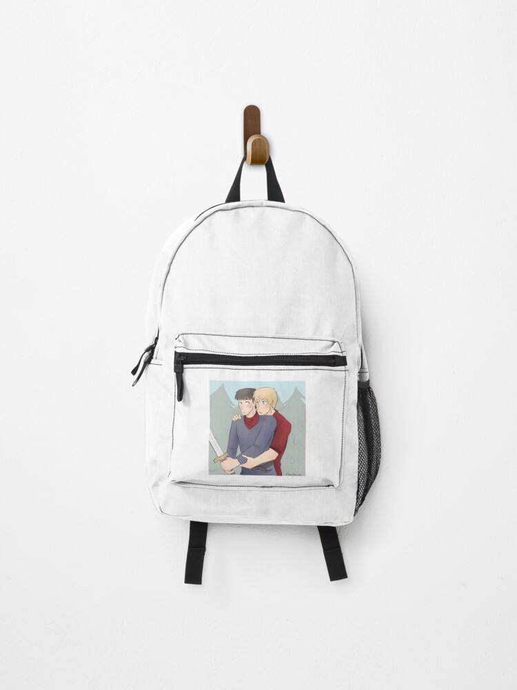 Thumbnail 1 of 3, Backpack, Sword Lesson designed and sold by MiamiArchivesCo.