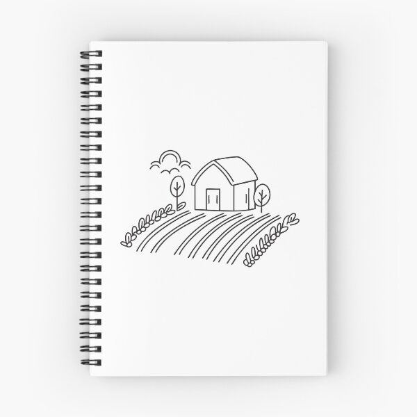 Item preview, Ilustración de un viñedo con un pequeño cobertizo. designed and sold by rasagamastore.