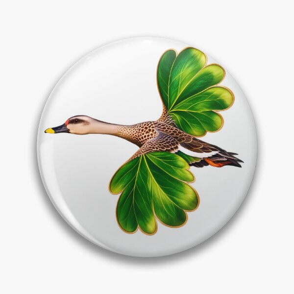 Item preview, Lucky Clover Duck – Magical Four Leaf Clover Wings designed and sold by HoMya.