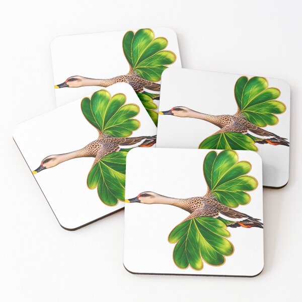 Item preview, Lucky Clover Duck – Magical Four Leaf Clover Wings designed and sold by HoMya.