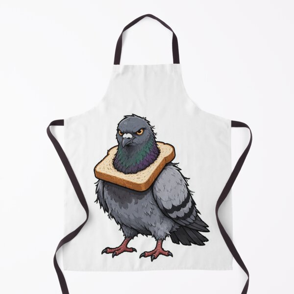 Item preview, Serious Pigeon With Bread Necklace designed and sold by TrendScanner.