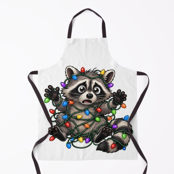 Item preview, Christmas Lights Chaos Raccoon designed and sold by TrendScanner.